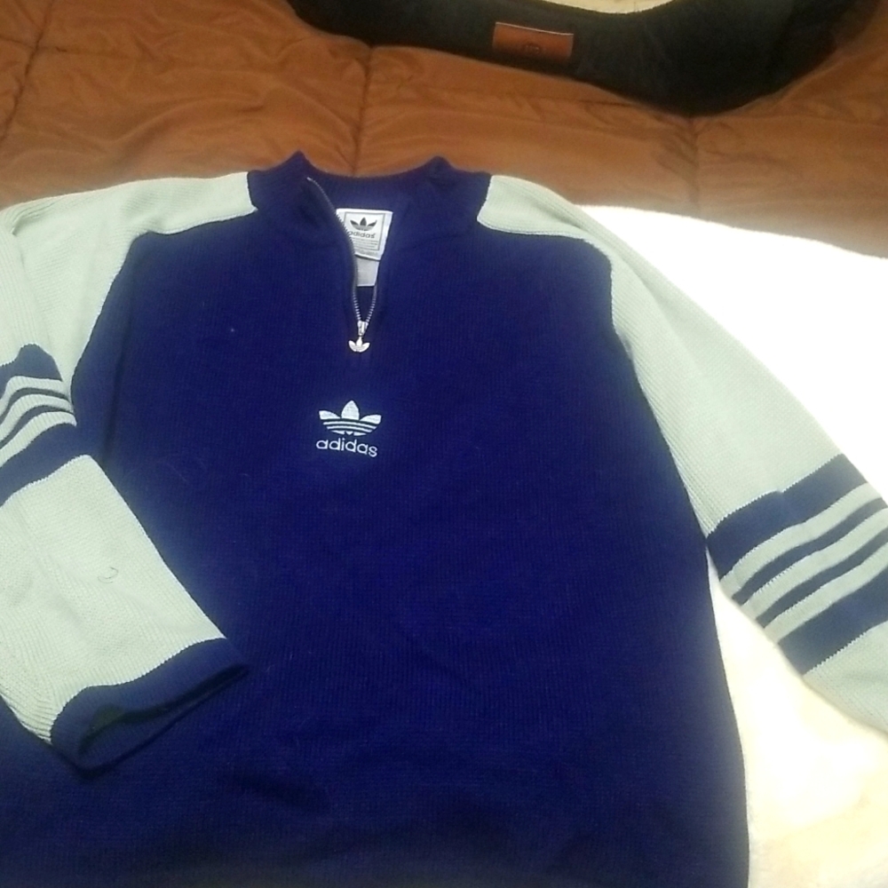 ADIDAS sweater medium would fit large womens
